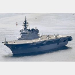 護衛艦「いずも」の空母化を海自は望んでいない（Ｃ）共同通信社