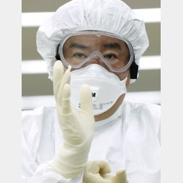 医師向けの訓練を実施する東京医師会（Ｃ）共同通信社