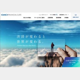 GMOフィナンシャルゲートHP