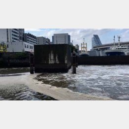 降雨時は簡易的な浄化しかされない（提供写真）