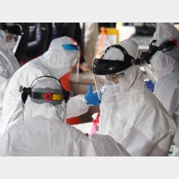 日本のコロナ死者数は1000人を超えたが、この時点での韓国の死者数は290人台（Ｃ）ＮＮＡ／共同通信イメージズ