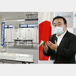 契約金はサ推協のナント”半額”、何だったのか（「持続化給付金」電子申請支援会場と梶山弘志経産相）／（Ｃ）共同通信社