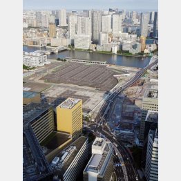 かつての面影はない（築地市場跡地）／（Ｃ）日刊ゲンダイ