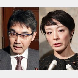 河井克行・案里夫妻の両被告（Ｃ）日刊ゲンダイ