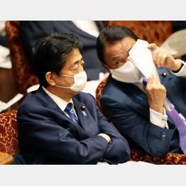 安倍ー麻生の朋友関係が崩れなければ…（Ｃ）日刊ゲンダイ