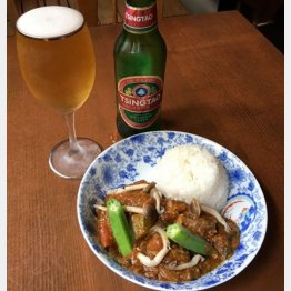 合う酒＝ビール（Ｃ）日刊ゲンダイ