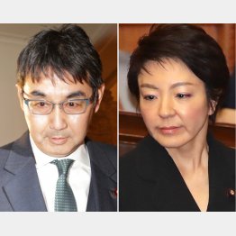 河井克行・案里両被告（Ｃ）日刊ゲンダイ