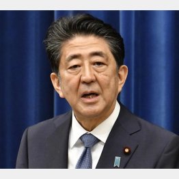 安倍首相（Ｃ）JMPA