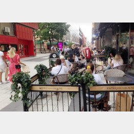 街は日常の光景（提供写真）