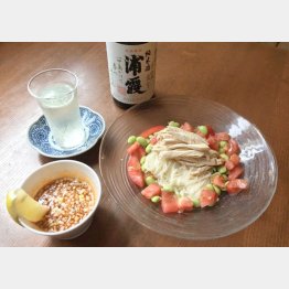 合う酒＝日本酒（Ｃ）日刊ゲンダイ