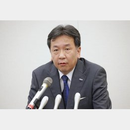合流新党の代表選に出馬表明する立憲民主党の枝野幸男代表（Ｃ）日刊ゲンダイ