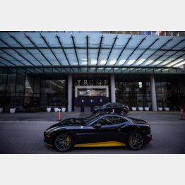 閉鎖されたバンクーバーのトランプインターナショナルホテル（Ｃ）Darryl Dyck／The Canadian Press via ZUMA Press／共同通信イメージズ