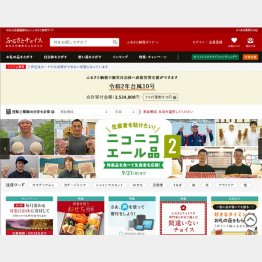 「ふるさとチョイス」HP