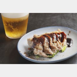 合う酒＝ビール（Ｃ）日刊ゲンダイ