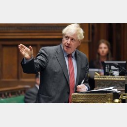 英国は金融の世界では最古参だが…（ジョンソン英首相）／（Ｃ）ロイター／英国議会提供