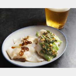 合う酒＝ビール（Ｃ）日刊ゲンダイ