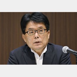日本郵政の増田寛也社長（Ｃ）共同通信社