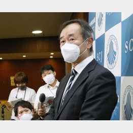 日本学術会議の梶田会長（Ｃ）共同通信社