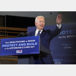 民主党のシンボルカラー"ブルー"が席捲するかも（Ｃ）ロイター