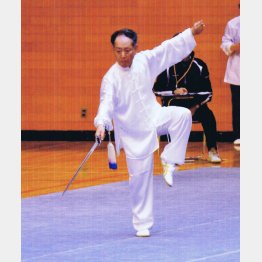 趣味の太極拳は二段の腕前。指導者の資格も（太極拳「ねんりんピック」に出場）／（提供写真）