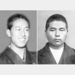要人を暗殺した小沼正（左）と菱沼五郎（日本電報通信社）