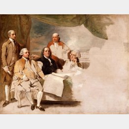 1783年のパリ条約（Ｃ）Wikimedia Commoms