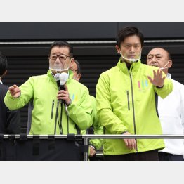正確な情報が大阪市民に伝われば都合が悪い（大阪の松井市長と吉村府知事）／（Ｃ）日刊ゲンダイ