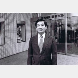 1985年「DATABOX」が好調な頃の梶山桂さん（提供写真）