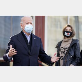 投票日は故郷のペンシルバニアで（民主党のバイデン前副大統領）／（Ｃ）ロイター