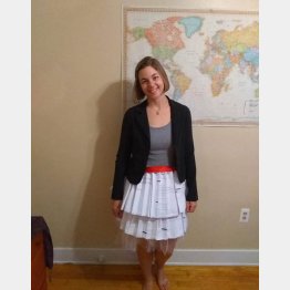 「博士号への旅の中でお世話になったみなさんに感謝します」／（ケイトリンさんのツイッターから）