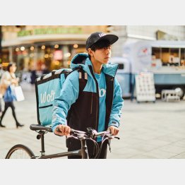 woltの配達員のイメージ（提供写真）