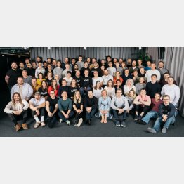 フィンランド本社のスタッフ（提供写真）