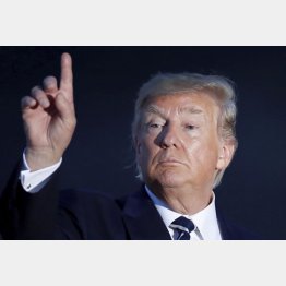 トランプ米大統領の過激なリップサービスが出るか（Ｃ）AP＝共同