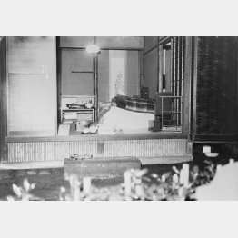 阿部定事件が起きた荒川区尾久町三業地内の「待合満佐喜（まさき）」（昭和11年5月19日）／（Ｃ）共同通信社