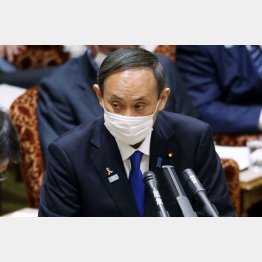 菅首相、「答弁を差し控えさせていただきます」をすでに100回近くも連発（Ｃ）日刊ゲンダイ