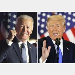 ドラマを見ているよう（バイデン次期米大統領とトランプ米大統領＝右）／（Ｃ）ロイター＝共同