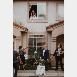 パトリック・デルガードさんとローレンさんの結婚式（ジェシカさんのフェイスブックから）