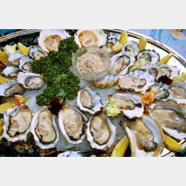 海産物も人気（Ｃ）日刊ゲンダイ