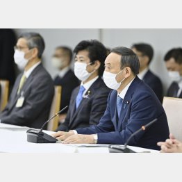 悪政だけを継承（菅首相＝右）／（Ｃ）共同通信社