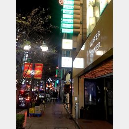 人影はまばら（Ｃ）日刊ゲンダイ