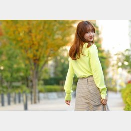 モデル・タレントの高田秋（Ｃ）日刊ゲンダイ