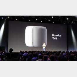アップルのAIスピーカー（Ｃ）共同通信社