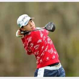 2020年最後の全米女子オープンで優勝争い（Ｃ）ロイター／USA TODAY Sports