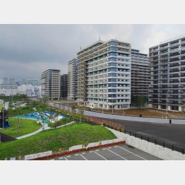 東京・晴海の五輪選手村（Ｃ）日刊ゲンダイ