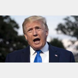 SNSから「排除」されたトランプ米大統領（Ｃ）ゲッティ＝共同