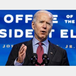 新大統領は株価に貢献？（バイデン次期米大統領）／（Ｃ）ロイター