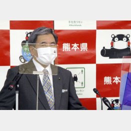 医療体制はステージ４なのに…（熊本の蒲島郁夫県知事）／（Ｃ）共同通信社