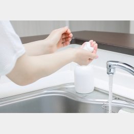 家庭でも、蛇口ハンドルの清潔を