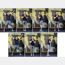 上段左から順にA→B→C→D、下段左から順にE→F→G（Ｃ）日刊ゲンダイ