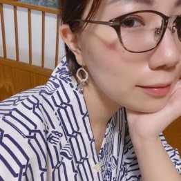 宿での永井千晴さん（提供写真）